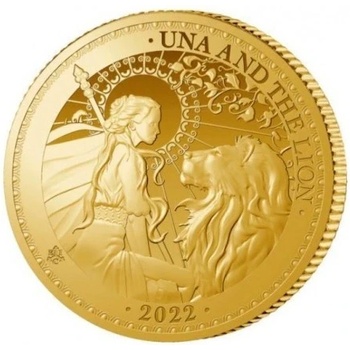 East India Company zlatá mince Una a Lev Svatá Helená 0,5 g