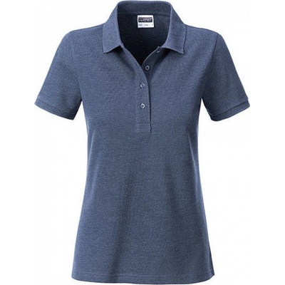 James & Nicholson z organické bavlny modrý denim světlá