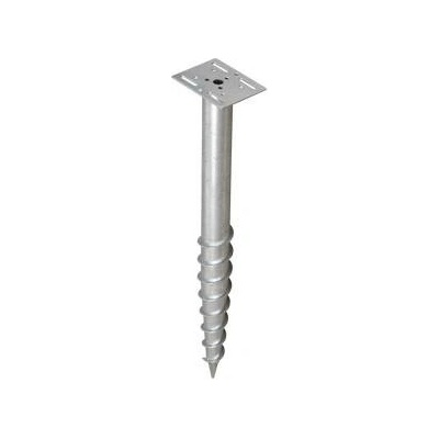 DOMAX Zemní vrut PWF 76x1600 tl. 3,5mm žárový ZN