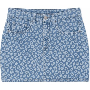 Mazine Дамска пола Mazine Women's Printed Denim Mini Skirt - Light Blue Wash (113-1265-0112)