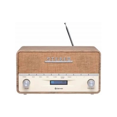 Denver Electronics Denver DAB 36LW (светло дърво) DAB+ радио с Bluetooth