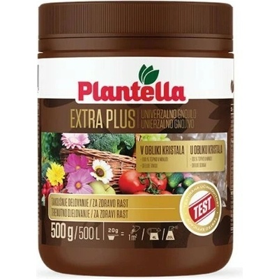 PLANTELLA Extra Plus Univerzálne vodorozpustné hnojivo 0,5 kg