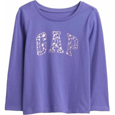 GAP V-FRCH LS BF Logo Tee modrá