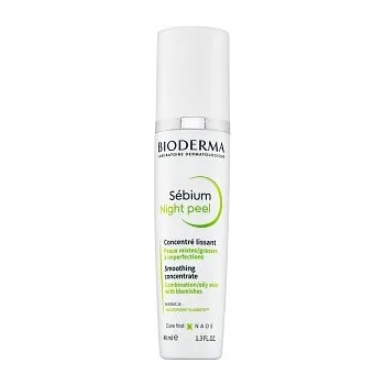 BIODERMA Sébium Night Peel Smoothing Concentrate нощен серум за лице за уеднаквена и изсветлена кожа 40 ml