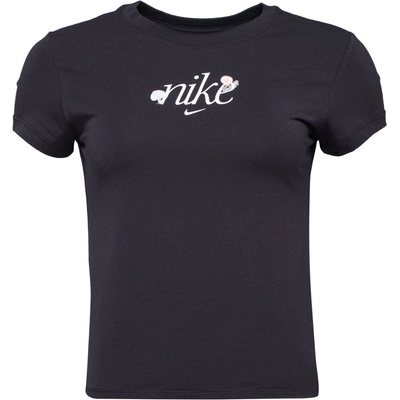 Nike Dámske tričko SPORTSWEAR CHILL KNIT čierna biela
