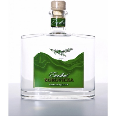 Samaria Ovocný Liehovar Borovička Excellent 40,2% 0,5 l (čistá fľaša)