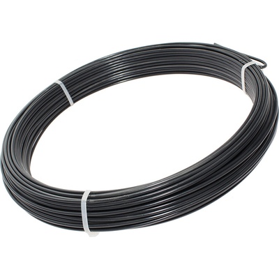Napínací drát 3,5 mm, pozink.+poplast., návin 52 m, antracitově šedá