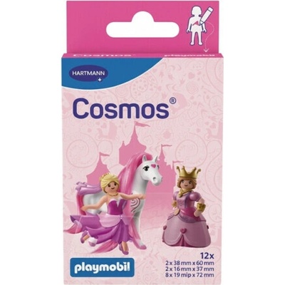 COSMOS Playmobil princess vodeodolná detská náplasť na rany 12 ks