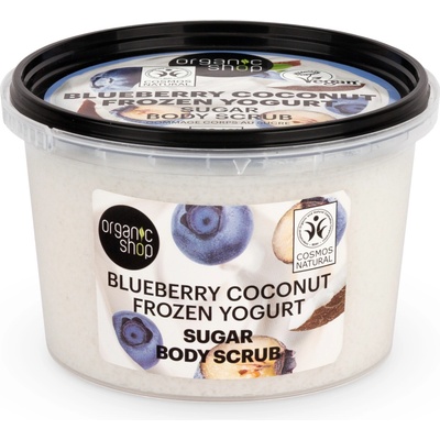 Organic Shop Sugar body scrub blueberry coconut frozen yogurt 250 ml