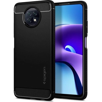Image 1 of Spigen Противоударен Калъф за Xiaomi Redmi Note 9T, Spigen Rugged Armor Case, Черен (ACS02847)