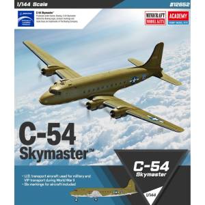 Academy Douglas C-54 Skymaster - Transport Aircraft U. S. Air Force (12652)