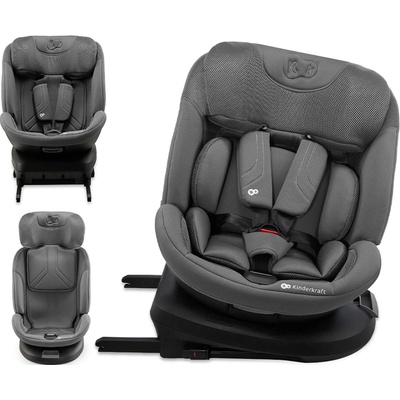Kinderkraft XPEDITION 3 i-Size 2024 šedá