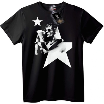 NOONEBRAND Тениска Rock Star звезда - L, Black