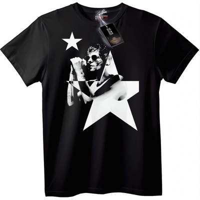 NOONEBRAND Тениска Rock Star звезда - L, Black