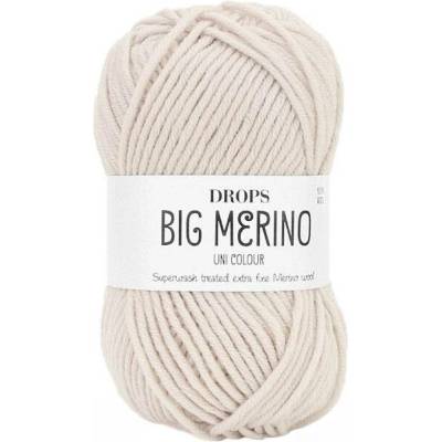 Příze DROPS Big Merino uni color 24 - světlá béžová