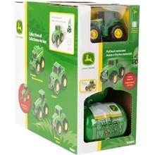 Tomy John Deere překvapení v kapsli mini zemědělské vozidlo s natahovacím pohonem