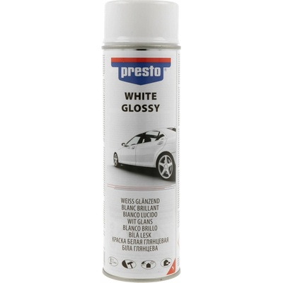 Presto Rallye sprej - akrylová - biely lesklý - 500 ml