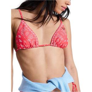 Roxy Дамско бикини горнище Roxy Women's Beach Bandana Tiki Tri Bikini top - Hibiscus Boho Bandana Bico (150-6319-0112)
