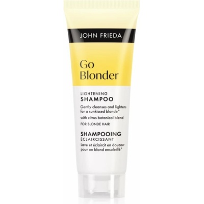 John Frieda Go Blonder Lightening Shampoo zesvětlující šampon pro blond vlasy 75 ml