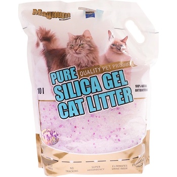 Magnum Silica gel cat litter Levander 10 l