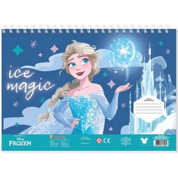 Image 1 of Diakakis Скицник със спирала, 23x33cm, 40л, ВАР (30095-А-FROZEN2)