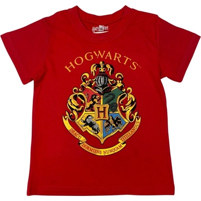 Setino detské tričko Harry Potter Hogwarts červené