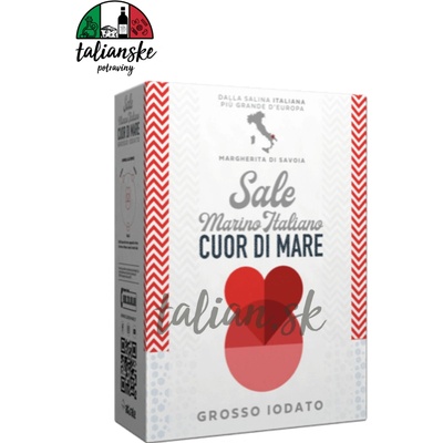 CUOR DI MARE Soľ morská hrubozrnná 1kg