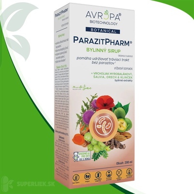 Avropa ParazitPharm bylinný sirup 200 ml
