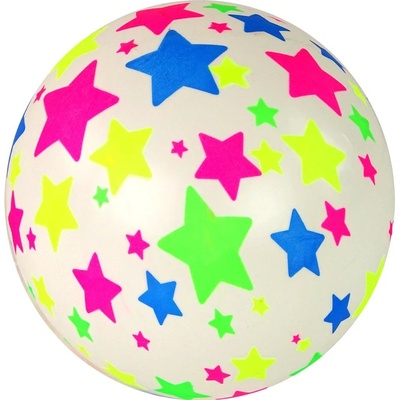 RKToys Gumový míč Rainbow Stars 22 cm