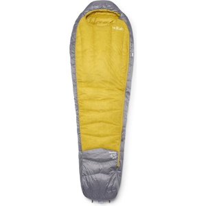 Rab Дамски пухен спален чувал Rab Women's Neutrino -6C / 20F Down sleeping bag - Zinc / Dark Pollen - размер Regular (513-1942-0111) Спален чувал