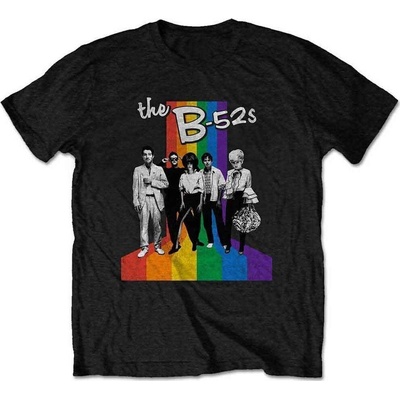 The B-52's Rainbow Stripes Black 2XL Риза (B52TS01MB05)