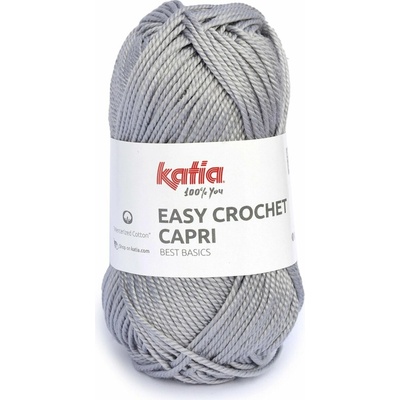 EASY CROCHET CAPRI Katia Farby EASY CROCHET CAPRI: 105 šedá