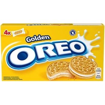 Oreo Golden sušienky s náplňou s vanilkovou príchuťou 176 g