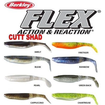 Berkley Flex Cutt Shad 7,5cm Chartreuse