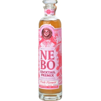 NEBO Cocktail Premix PINK FLOWER 20% 0,7 l (čistá fľaša)