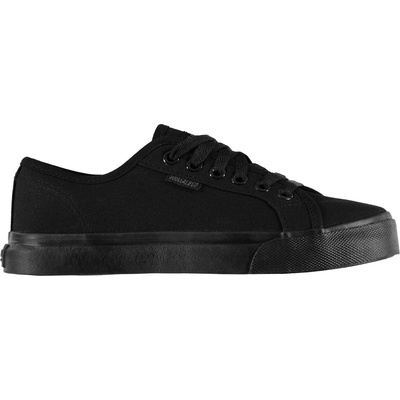 SoulCal Юношески платнени обувки SoulCal Sunrise Junior Canvas Shoes - Black/Black