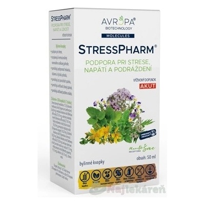 Avropa StressPharm bylinné kvapky 50 ml