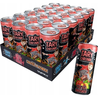 Tary drink s príchuťou ice tea broskyne 250 ml