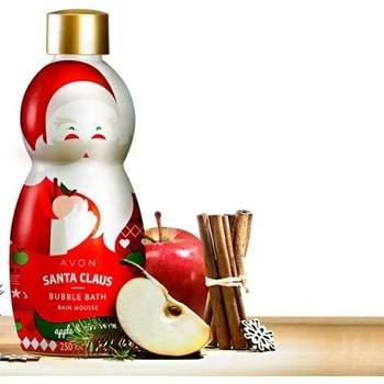 Avon Santa Claus pěna do koupele s vůní jablka a skořice 250 ml