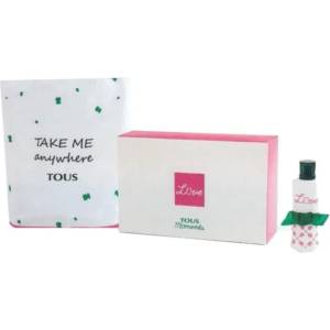 Tous Love Moments Take Me Anywhere Set Тоалетна вода EDT за жени 90 мл + текстилна сгъваема чанта