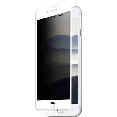Eiger Privacy 3D Tempered Glass - калено стъклено защитно покритие с извити ръбове и определен ъгъл на виждане за целия дисплея на iPhone 8, iPhone 7, iPhone 6S, iPhone 6 (б