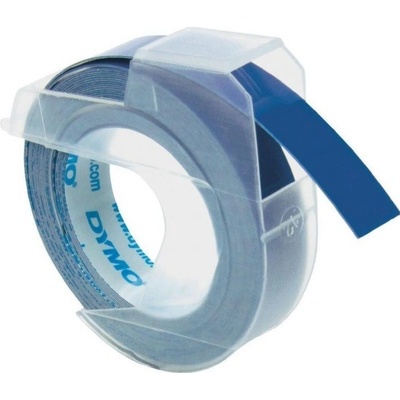 Dymo S0898140 520106, 9mm x 3m, biela tlač/modrý podklad, originálna páska