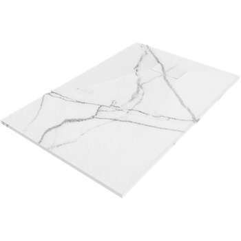 Mexen Hugo правоъгълно корито SMC 100 x 80 cm, бял камък - 42158010 (42158010)