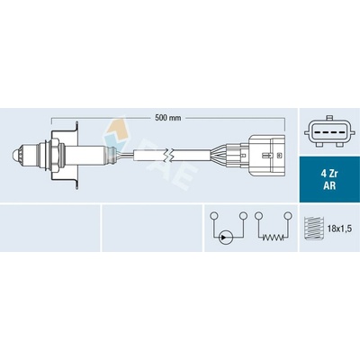 Lambda sonda FAE 75646