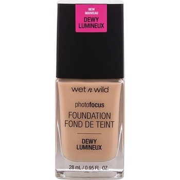Wet n Wild Photo Focus Dewy vysoce krycí rozjasňující make-up Soft Beige 28 ml