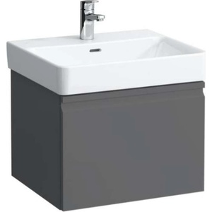 Laufen Pro S - Шкаф за мивка, 55x37x39 см, 1 чекмедже, графитен мат H4830310954801 (H4830310954801)
