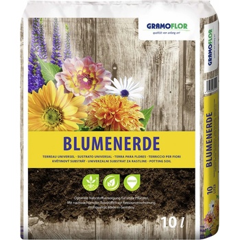 Gramoflor květinový substrát s jílem 10 l