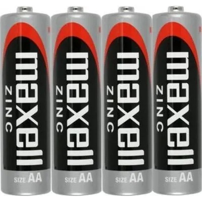 Maxell Цинк Манганова батерия MAXELL R6 4 бр. shrink 1.5 V (ML-BM-R6)