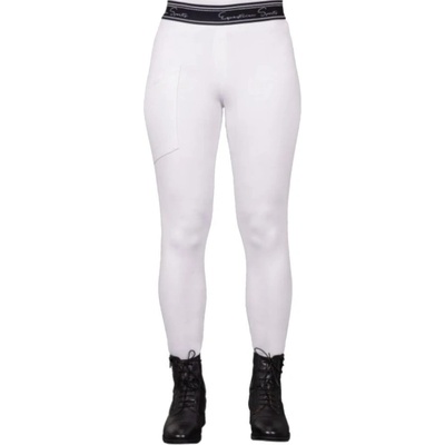 QHP Jeggings Eden Full Grip dámské bílá