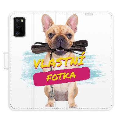 Flip pouzdro iSaprio - Samsung Galaxy A41 s vlastním motivem a kapsičkami na karty (Flip knížkové pouzdro, kryt, obal iSaprio - Samsung Galaxy A41 s vlastním potiskem, 360° ochrana telefonu, přihrádka